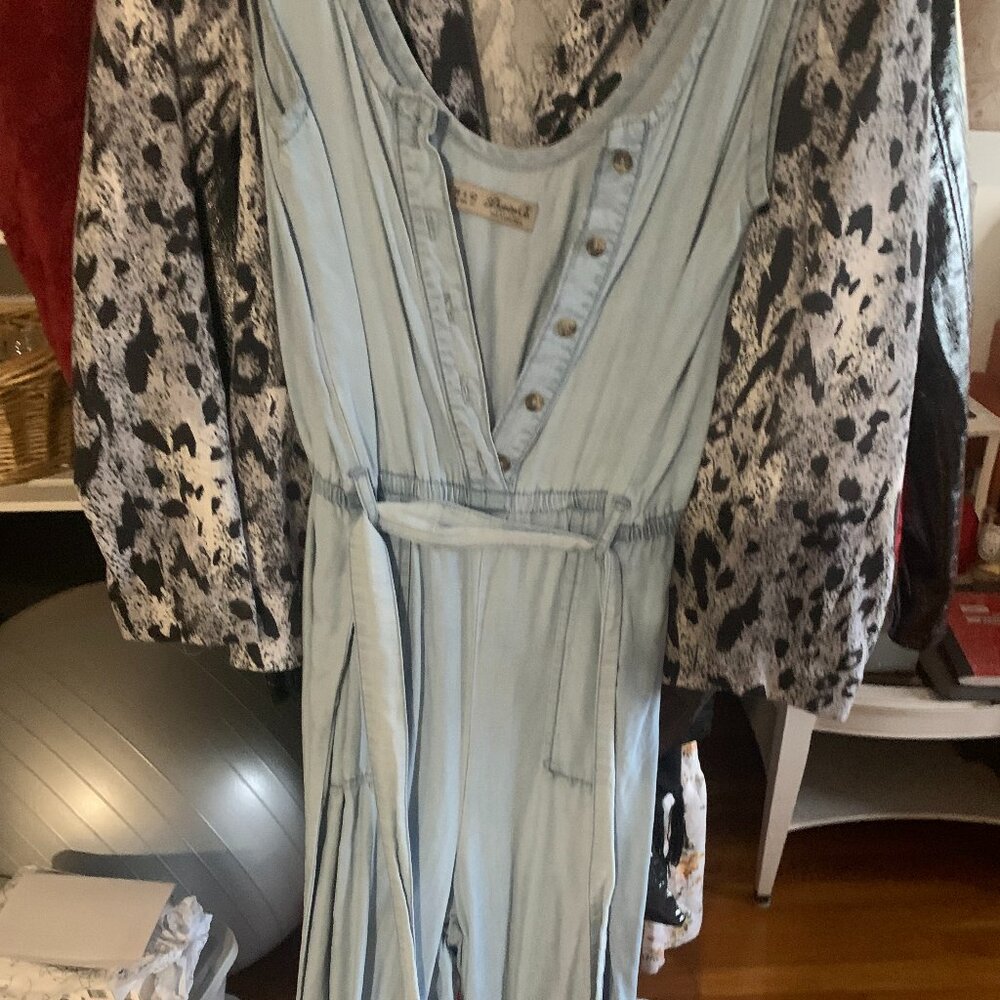 soft denim jumpsuit